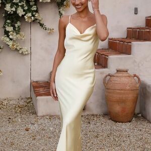 Billy J Exclusive - Willow Maxi Dress - Yellow